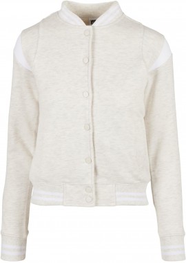Γυναικείο Φούτερ Jacket TB2618 Urban Classics Lightgrey/White
