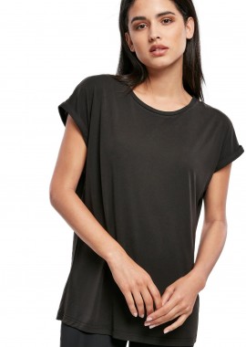 Urban Classics - Γυναικείο T-shirt Modal Extended Shoulder TB4092 Urban Classics Black