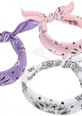 Σετ Μαντήλια Bandana 3-Pack TB4180-02979 Urban Classics Multicolor violet+white+rose