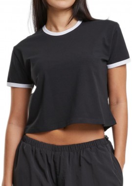 Urban Classics - Γυναικείο T-Shirt Contrast Retro TB7492-00826 Urban Classics Black/White