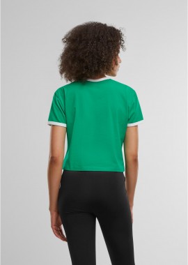Urban Classics - Γυναικείο T-Shirt Contrast Retro TB7492-20464 Urban Classics froggreen/white