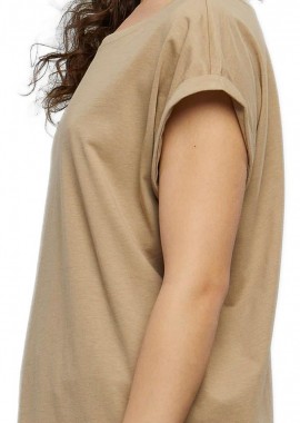Urban Classics - Γυναικείο T-shirt Extended Shoulder TB771 Urban Classics softtaupe