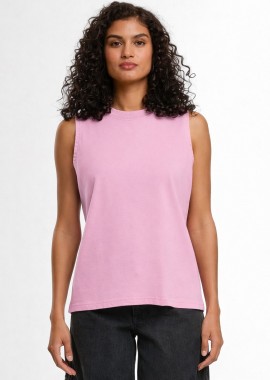 BYB - Γυναικείο Vintage Washed Sleeveless Tee Build Your Brand BY429 Cool Pink