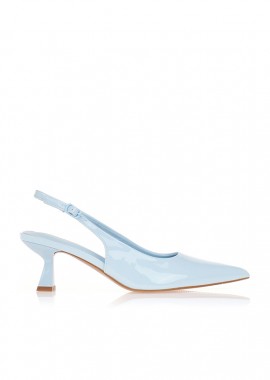 Tsoukalas - Γόβες slingback σε λουστρίνι ΓΑΛΑΖΙΟ