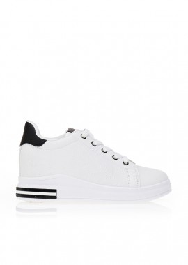 Tsoukalas - Sneakers με ανάγλυφο σχέδιο ΛΕΥΚΟ