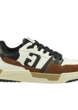 Ανδρικά Δερμάτινα Sneakers Gant Brookpal 29637647 G962 Άσπρο Μαύρο Καφέ