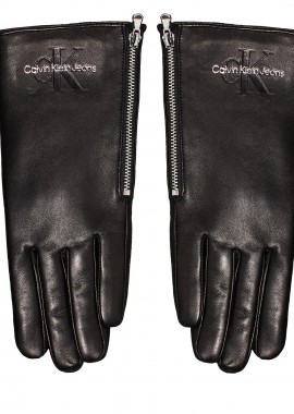 Γυναικεία Δερμάτινα Γάντια Calvin Klein K60K612665 01R Μαύρα