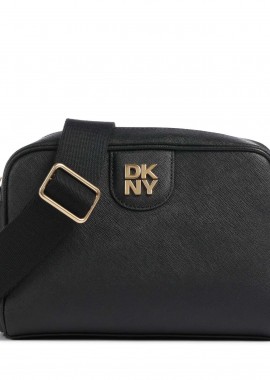 Γυναικεία Δερμάτινη Τσάντα Χιαστί DKNY R43EKV85 Μαύρη
