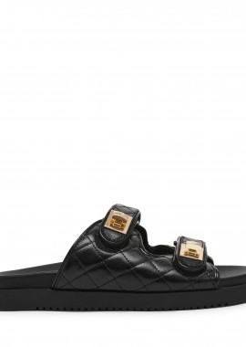 Γυναικεία Δερμάτινα Σανδάλια Steve Madden Schmona SM11003714-03001-017 Μαύρα