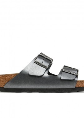 Γυναικεία Ανατομικά Σανδάλια Birkenstock Arizona Bs 1029224 Metallic Black Narrow Fit