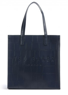 Ted Baker - Γυναικεία Τσάντα Ώμου Ted Baker Croccon Croc Large 281631 Navy