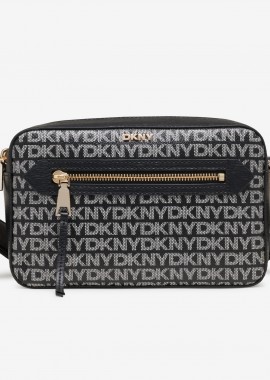 DKNY - Γυναικεία Τσάντα Χιαστί DKNY Bryant Camera Bag R42EYE22-XLB Μαύρη Logo