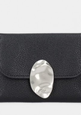 Γυναικεία Δερμάτινη Καρτοθήκη Calvin Klein LV04F1062G-UB1 Μαύρη