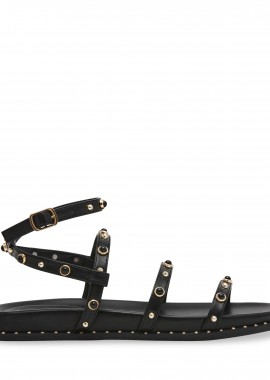 Γυναικεία Δερμάτινα Σανδάλια Steve Madden Stormie SM11003775-02002-001 Μαύρα
