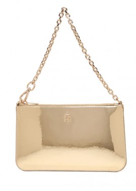 Tommy Hilfiger - Γυναικεία Τσάντα Ώμου Tommy Hilfiger AW0AW18219-0HS Χρυσή
