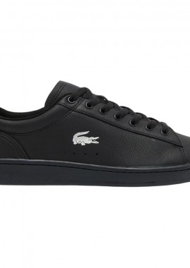 Ανδρικά Δερμάτινα Sneakers Lacoste SMA006202H-02H Μαύρα