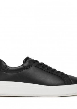 Ανδρικά Δερμάτινα Sneakers Calvin Klein HM0HM01016-BEH Μαύρα