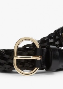 Tommy Hilfiger - Γυναικεία Δερμάτινη Ζώνη Tommy Hilfiger 2.5cm AW0AW18111-BDS Μαύρη