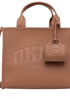 DKNY - Γυναικεία Τσάντα Χειρός/Ώμου DKNY Hadlee Md Tote R53AAR57-FQ3 Καφέ