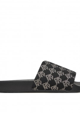 DKNY - Γυναικείες Παντόφλες Slide DKNY Zella K2533210 Black/Nickel