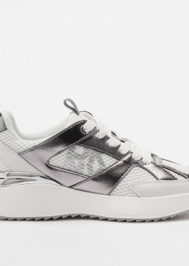 DKNY - Γυναικεία Sneakers Dkny Zofi K1599546 White/Nickel