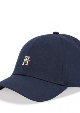 Tommy Hilfiger - Γυναικείο Καπέλο Tommy Hilfgier Jockey AW0AW17128 DW6 Μπλε