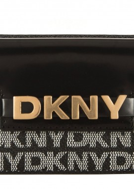 Γυναικείο Πορτοφόλι Καρτών DKNY Avril R52Z5M22-XLB Μαύρο Logo
