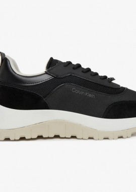 Calvin Klein - Γυναικεία Sneakers Calvin Klein HW0HW02487 0GM Μαύρα Μπεζ Σόλα
