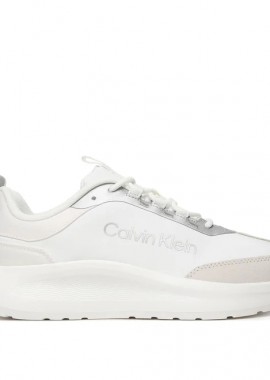 Calvin Klein - Γυναικεία Sneakers Calvin Klein Light Eva Runner HW0HW03149-05Y Λευκό Ασημί