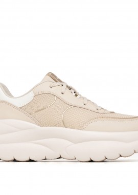 Geox - Γυναικεία Ανατομικά Sneakers Geox Xtors D651FB-09BBN-C1S2L Μπεζ