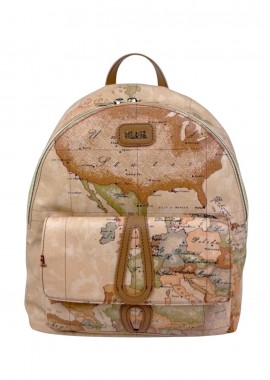 Alviero Martini 1a Classe - Γυναικείο Σακίδιο Πλάτης Alviero Martini Soft Backpack LE59-S578-0970 Tobacco Geo Map
