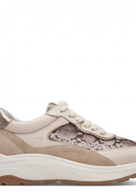 Tamaris - Γυναικεία Ανατομικά Sneakers Tamaris 1-23718-46 483 Beige Snake