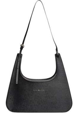 Tommy Hilfiger - Γυναικεία Τσάντα Ώμου Tommy Hilfiger AW0AW18620-BDS Μαύρη