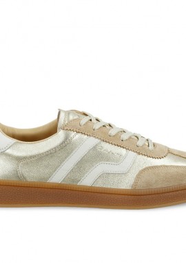Γυναικεία Δερμάτινα Sneakers Gant Cuzima 32531199-G26 Χρυσά