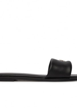 Calvin Klein - Γυναικεία Δερμάτινα Σανδάλια Calvin Klein HW0HW02925-0GJ Μαύρα