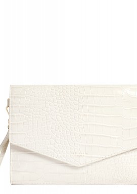 Γυναικείος Φάκελος Ted Baker Wesslie 282823 Ivory Κροκό