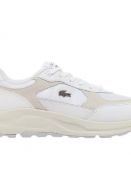 Ανδρικά Δερμάτινα Sneakers Lacoste Run Set 750SMA022065T Λευκά