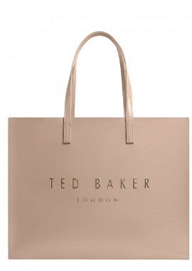 Γυναικεία Τσαντα Ώμου Ted Baker Crikon Extra Large Icon 283872-Stone