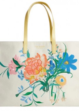 Γυναικεία Τσάντα Ώμου Ted Baker Floicon Canvas 284057-Natural
