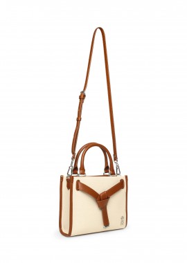 Steve Madden - Γυναικεία Τσάντα Χειρός Ώμου Steve Madden Bcolly 13002505-CGS Μπεζ Ψάθα Ταμπά