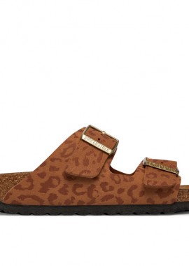 Γυναικεία Ανατομικά Σανδάλια Birkenstock Arizona Bs 1031926 Leo Pecan Narrow Fit