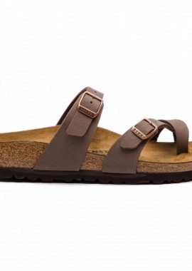 Birkenstock - Γυναικείες Ανατομικές Παντόφλες Birkenstock Mayari Mocca Birko-Flor Nubuck 0071061 Regular Fit