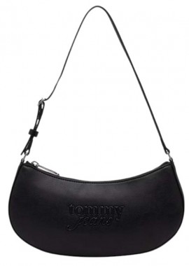 Tommy Hilfiger - Γυναικεία Τσάντα Ώμου Tommy Hilfiger AW0AW18773-BDS Μαύρη