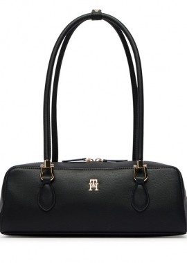 Tommy Hilfiger - Γυναικεία Τσάντα Ώμου Tommy Hilfiger AW0AW18748-BDS Μαύρη