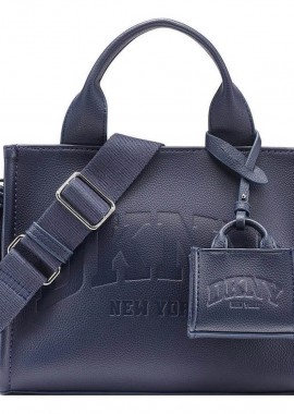 DKNY - Γυναικεία Τσάντα Χειρός/Ώμου DKNY Hadlee Sm Tote R53AAC80-MID Μπλε