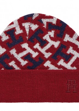 Γυναικείος Σκούφος Tommy Hilfiger AW0AW14271 XJS Μπορντώ