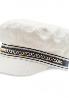 Tommy Hilfiger - Γυναικείο Καπέλο Tommy Hilfiger Με αλυσίδα AW0AW14520 AC0 Λευκό