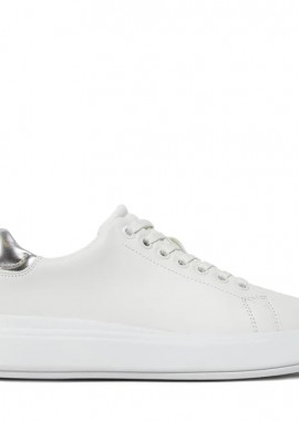 Γυναικεία Δερμάτινα Sneakers Calvin Klein HW0HW02005 0K6 Λευκά