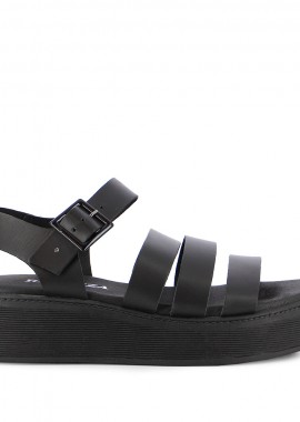 Γυναικεία Ανατομικά Πέδιλα Flatforms Ragazza 01232 Μαύρα