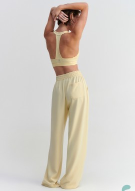 - a-feel Παντελόνι φόρμας wide leg με ελαστική μέση - 5206179091985